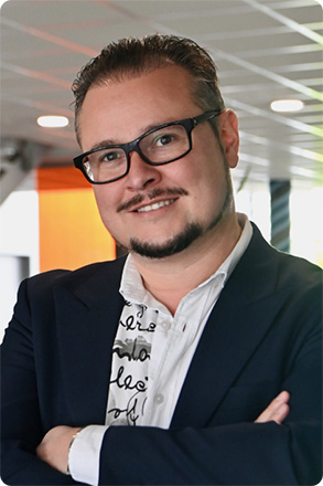 Photo du fondateur d'angelis et d'angel corp